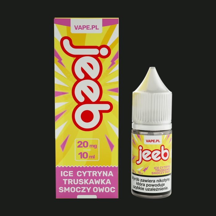 jeeb Ice Cytryna, Truskawka, Smoczy Owoc, butelka 10 ml