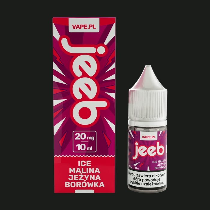 jeeb Ice Malina, Jeżyna, Borówka, butelka 10 ml