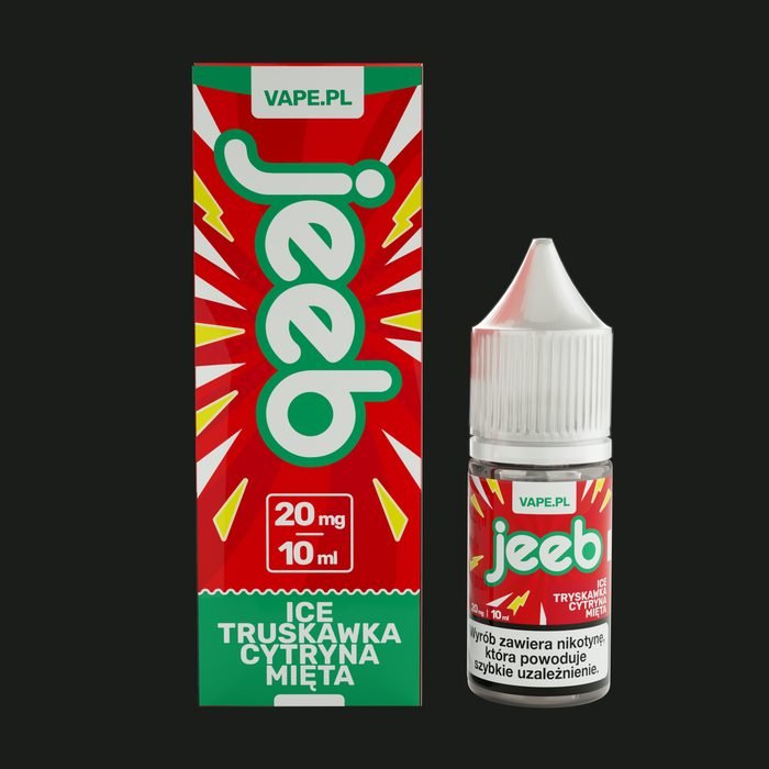 jeeb Ice Truskawka, Cytryna, Mięta, butelka 10 ml