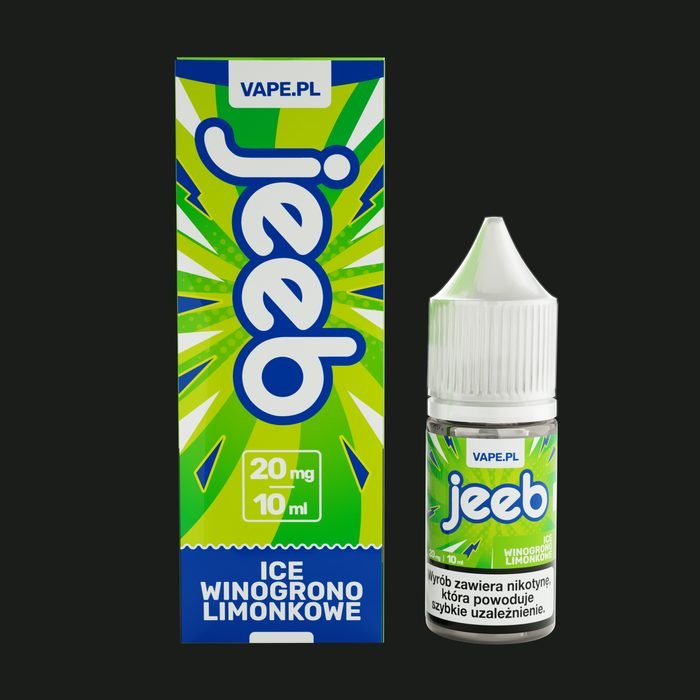 jeeb Ice Winogrono Limonkowe, butelka 10 ml